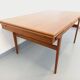 Table à manger scandinave rectangulaire vintage de Ejvind A. Johansson teck