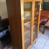 Scandinavian vintage bookcase display case
