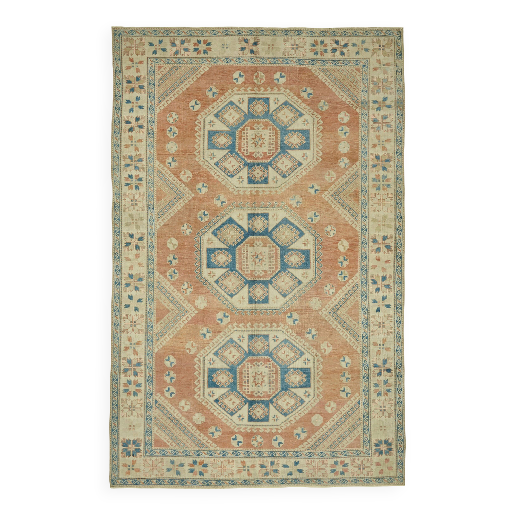 Turkish Vintage Anatolian Rug 191 cm x 299 cm