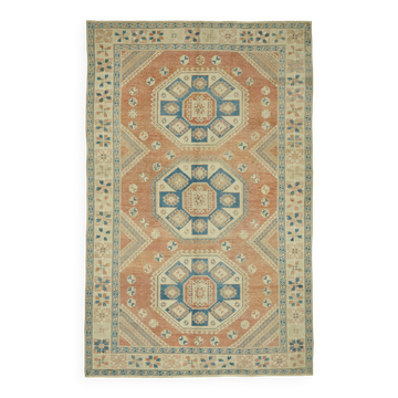 Tapis vintage anatolien turc 191 cm x 299 cm