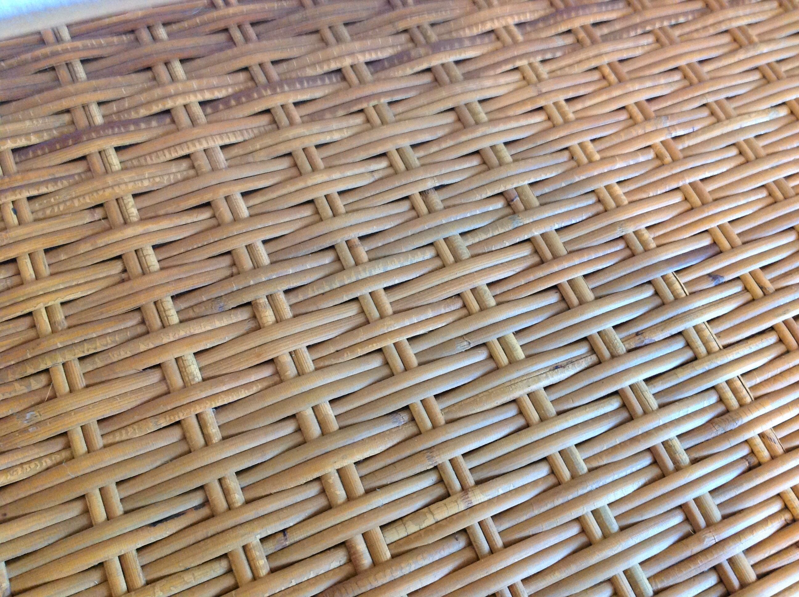 Rattan console / vintage 60s-70s