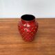 Strawberry ceramic vase from the mid-century by Fratelli Fanciullacci for Bitossi, 1960s.