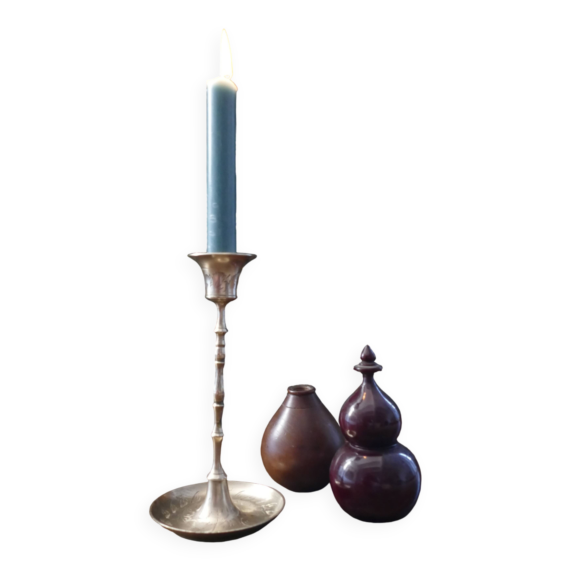 Brass candle holder