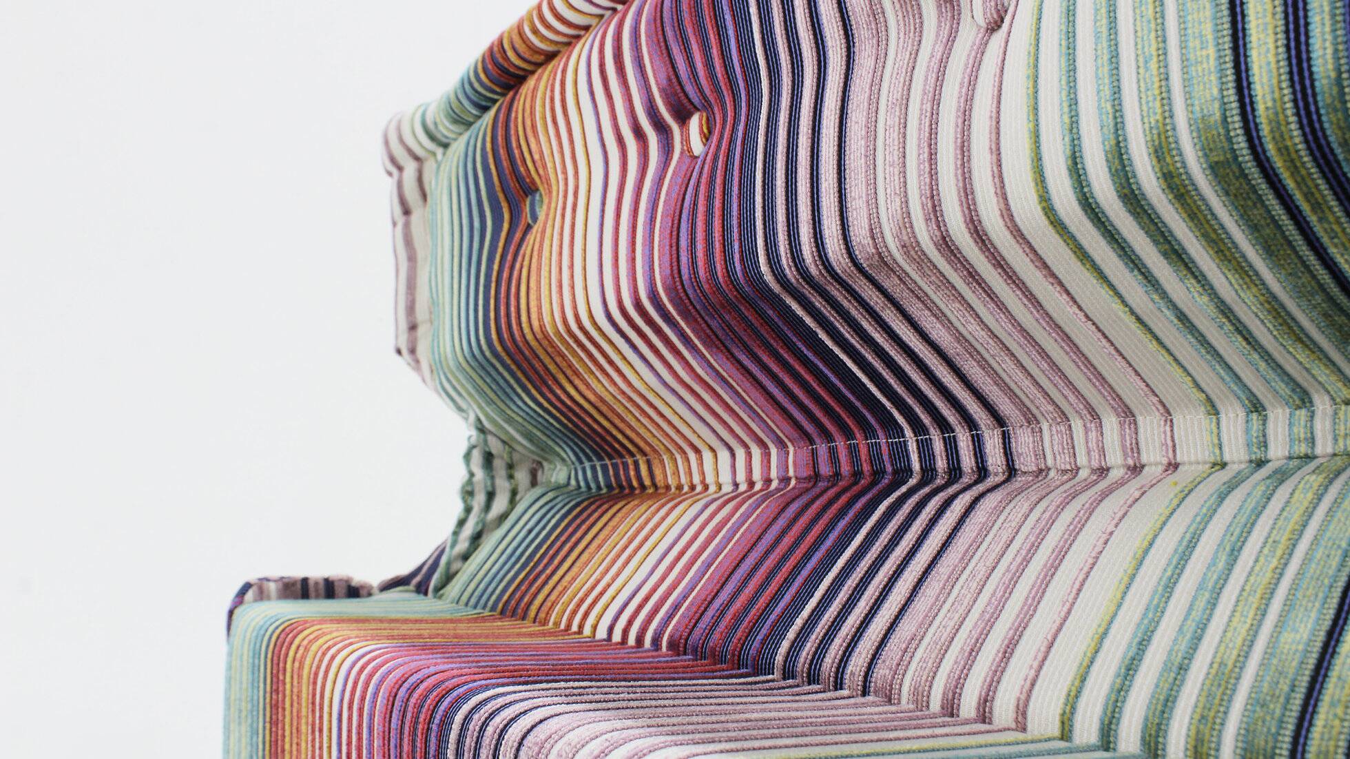 Roche Bobois Mah Jong sofa Missoni design by Hans Hopfer