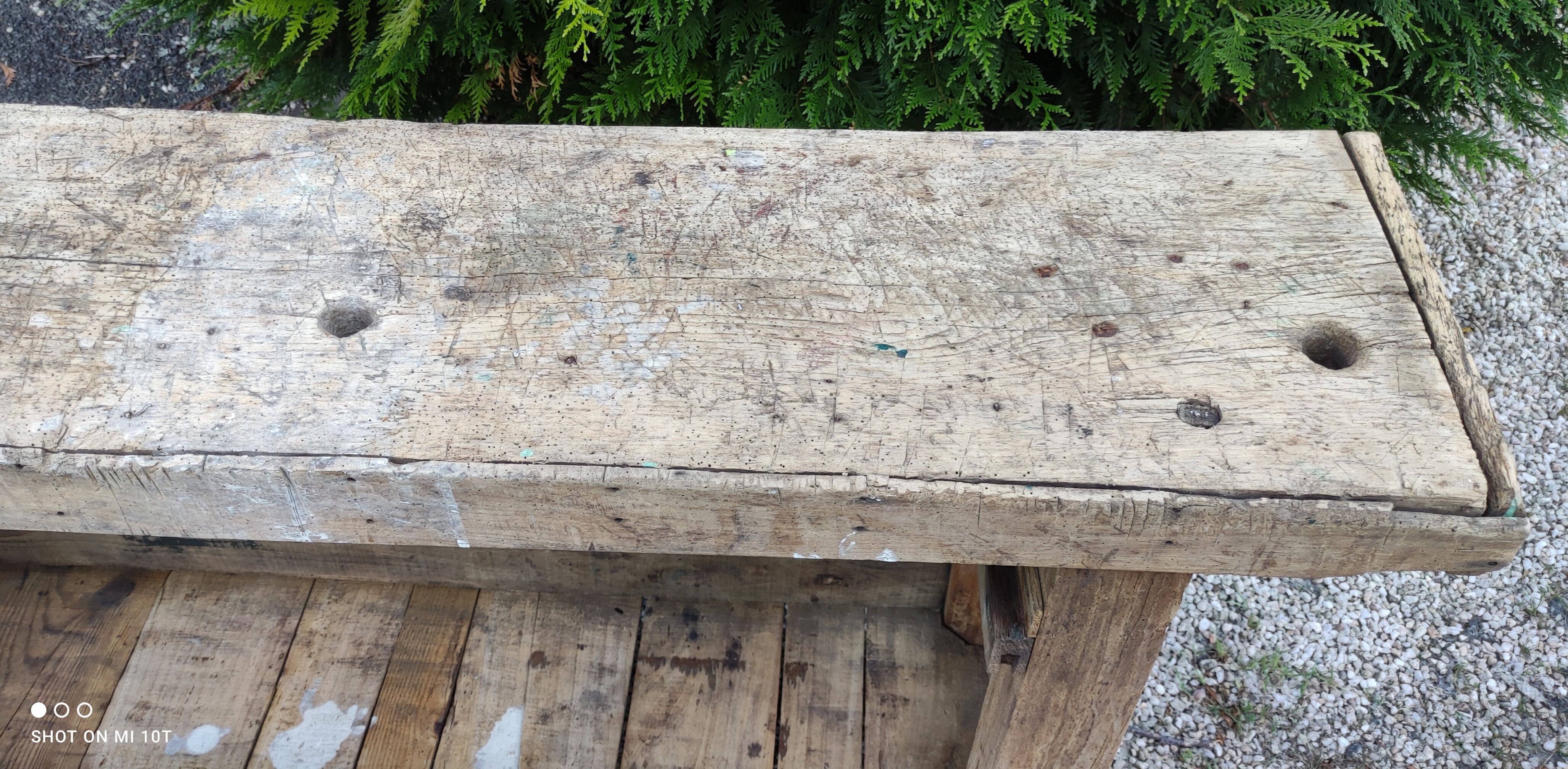 Antique workbench/trade furniture