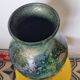 Glazed glass vase Signed Laque Line H 40cm