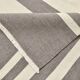 7x9 Cream Gray Handmade Comtemporary Kilim Rug, 225x276Cm