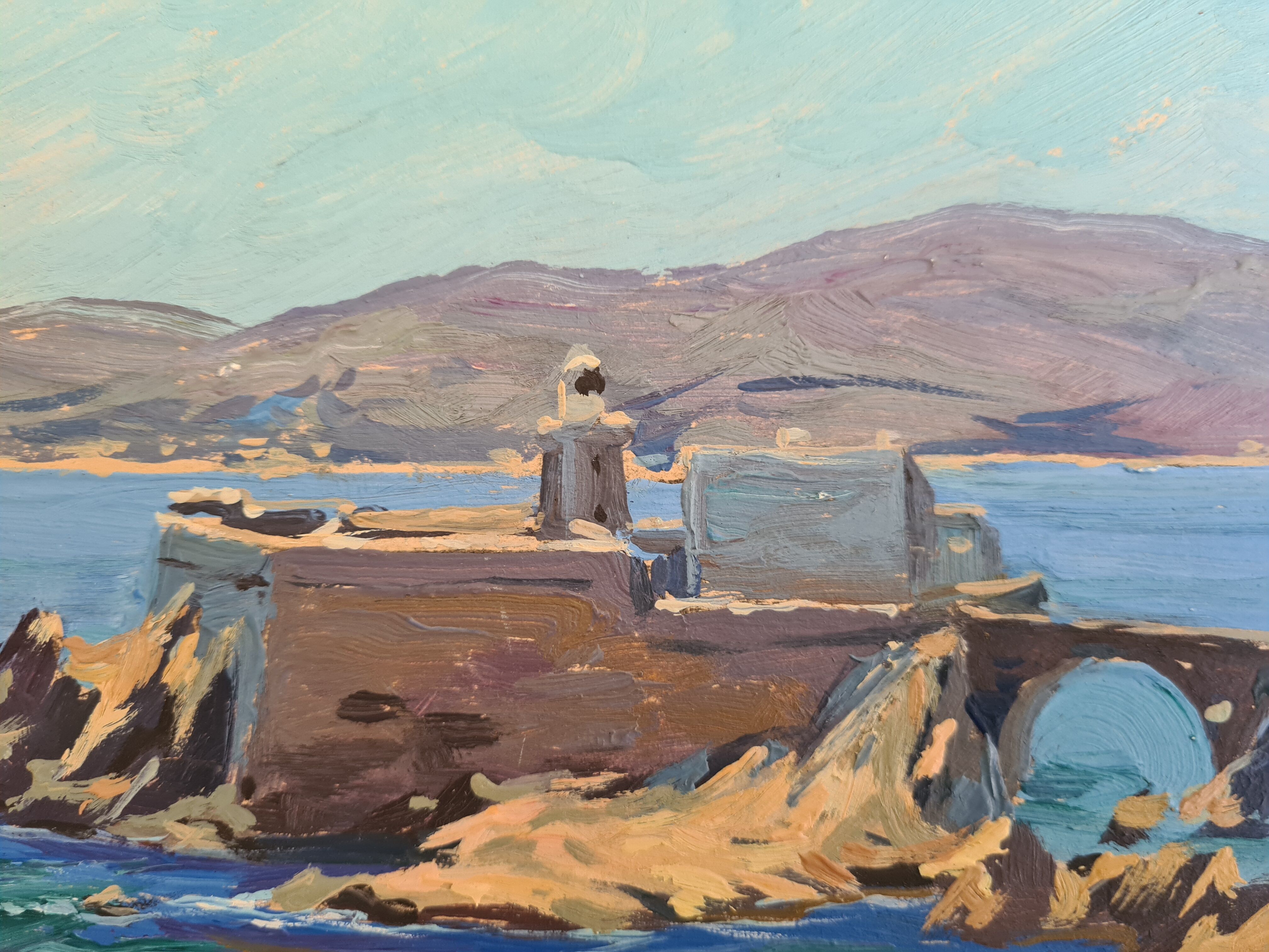 Stora and the Bay - Oil by Sarraillon