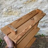 Vintage pine wall shelf