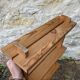 Vintage pine wall shelf