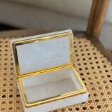White stone jewelry box