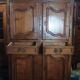 Regency 4-door cabinet sideboard in carved walnut