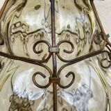 Murano Venetian type security pendant light.