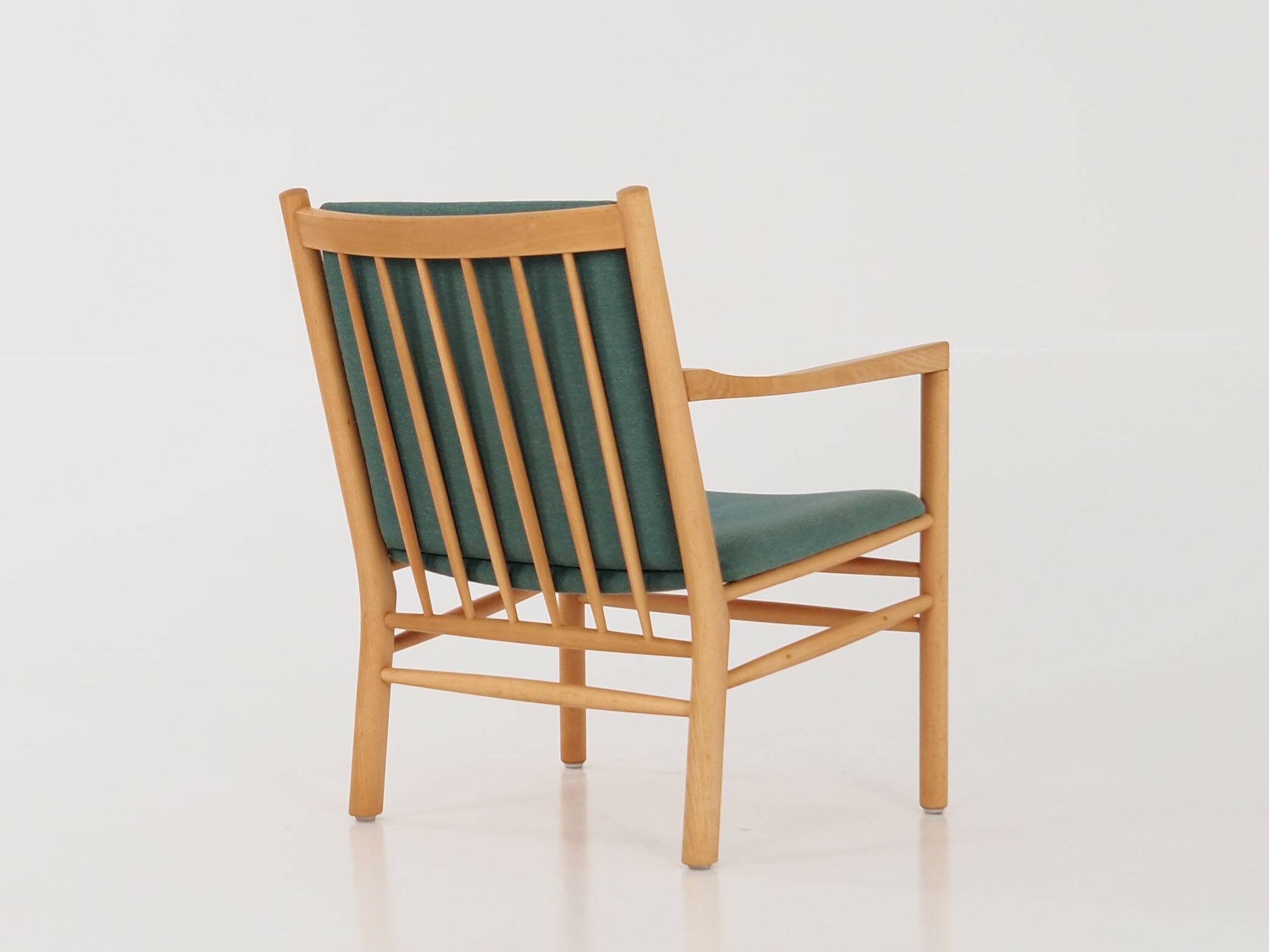 Beech armchair, Danish design, 1970s, designer: Erik Ole Jørgensen, manufacture: Tarm Stole & Møbelf