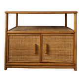 Vintage rattan sideboard