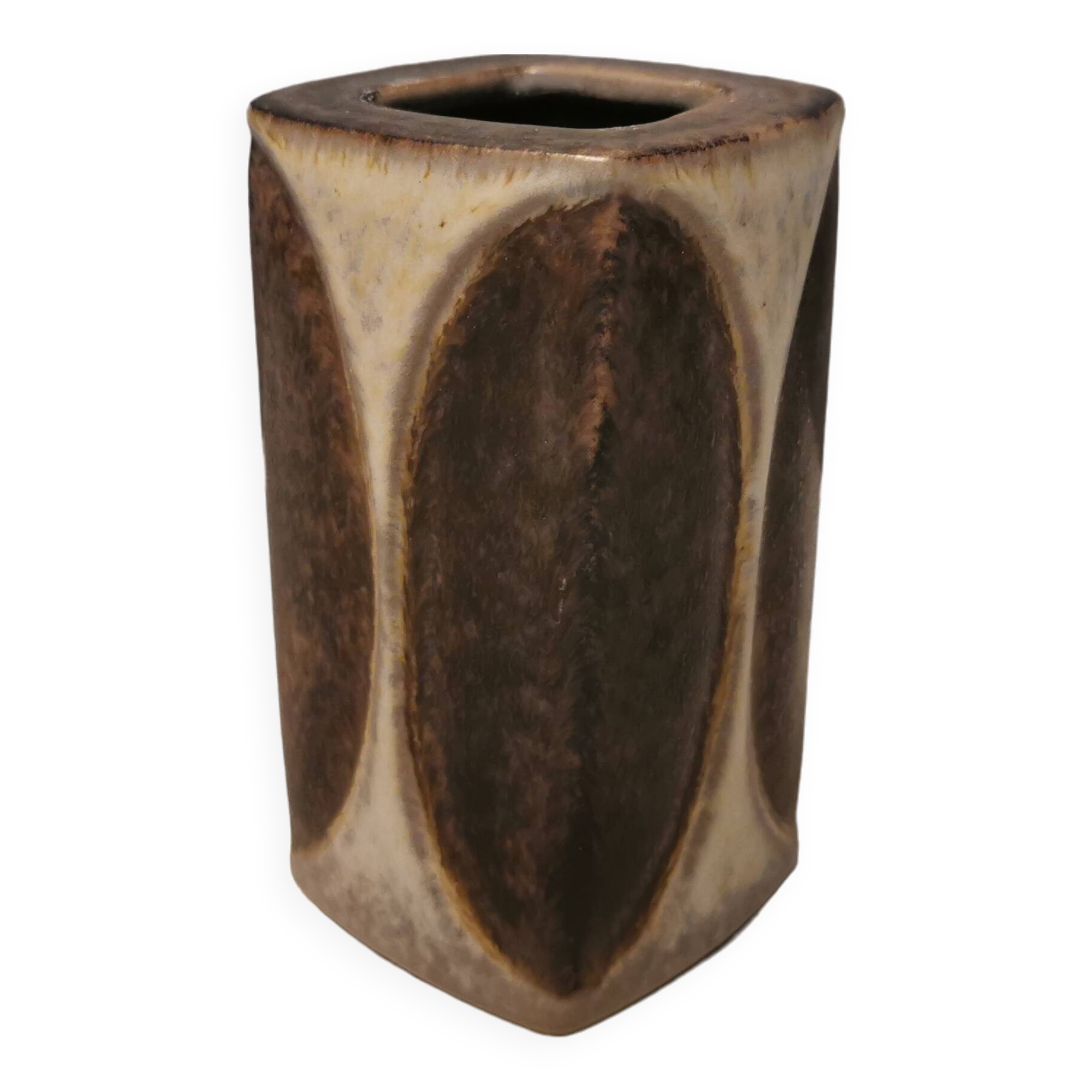 Vase by Marianne Starck (MS) for Michael Anderssen ceramics (The shield with the 3 fish)Denmark 70s