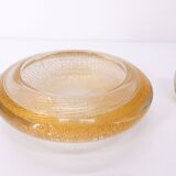 Murano smoking set ashtray and lighter Tommaso Barbi 1980