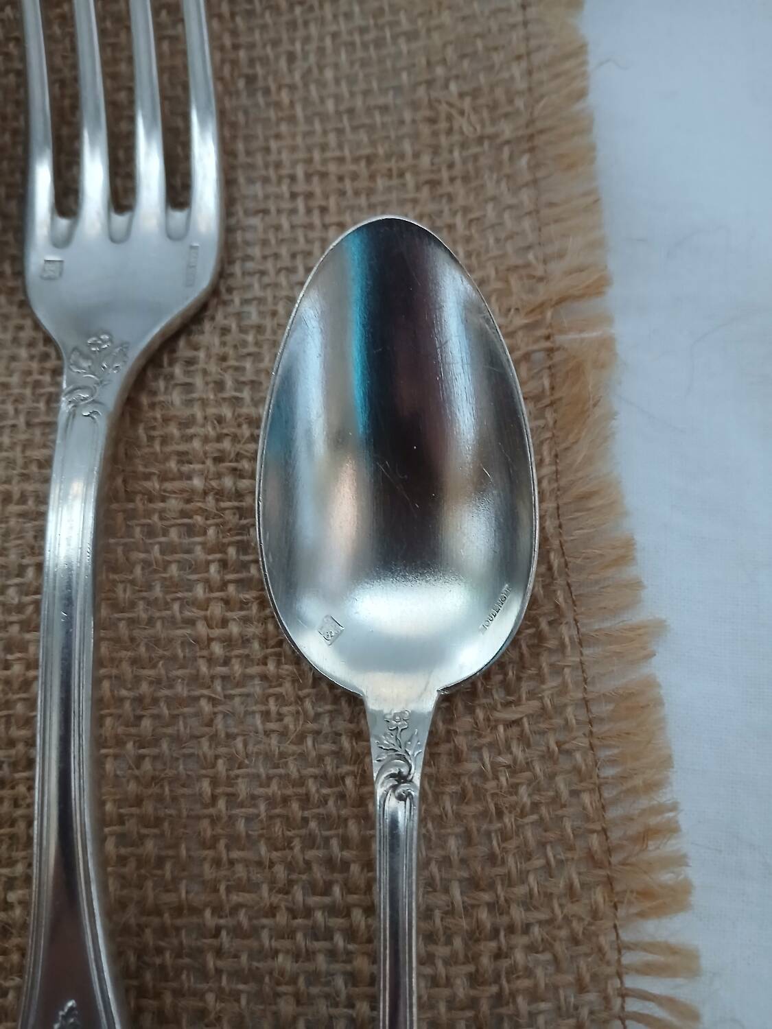 36 antique silver-plated cutlery sets "Boulenger"