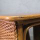 Mid-century italian bamboo, rattan and teak desk, 1960s