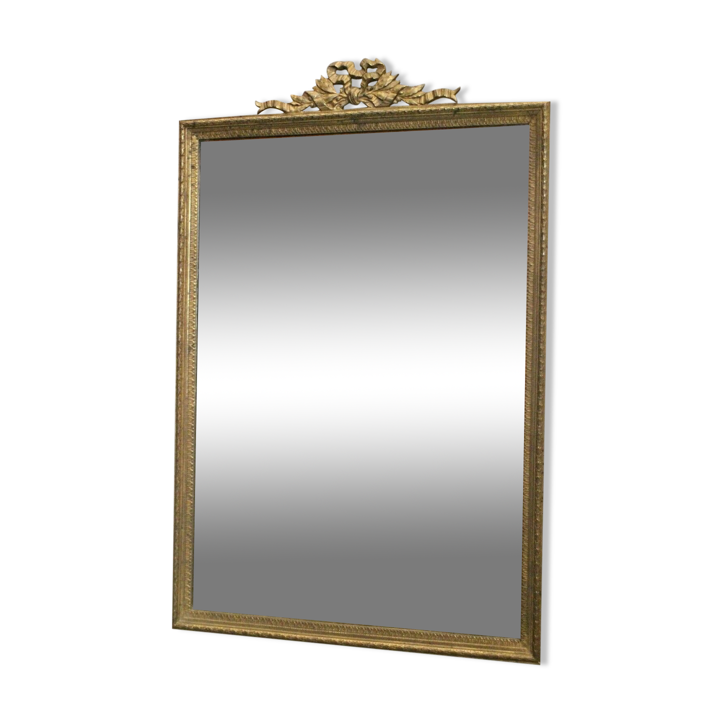 Mirror bronze frame 19th Louis 16 28.6x19cm