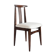 Beech chair with light boucle fabric, design by M. Zielinski, Europe, 1960s