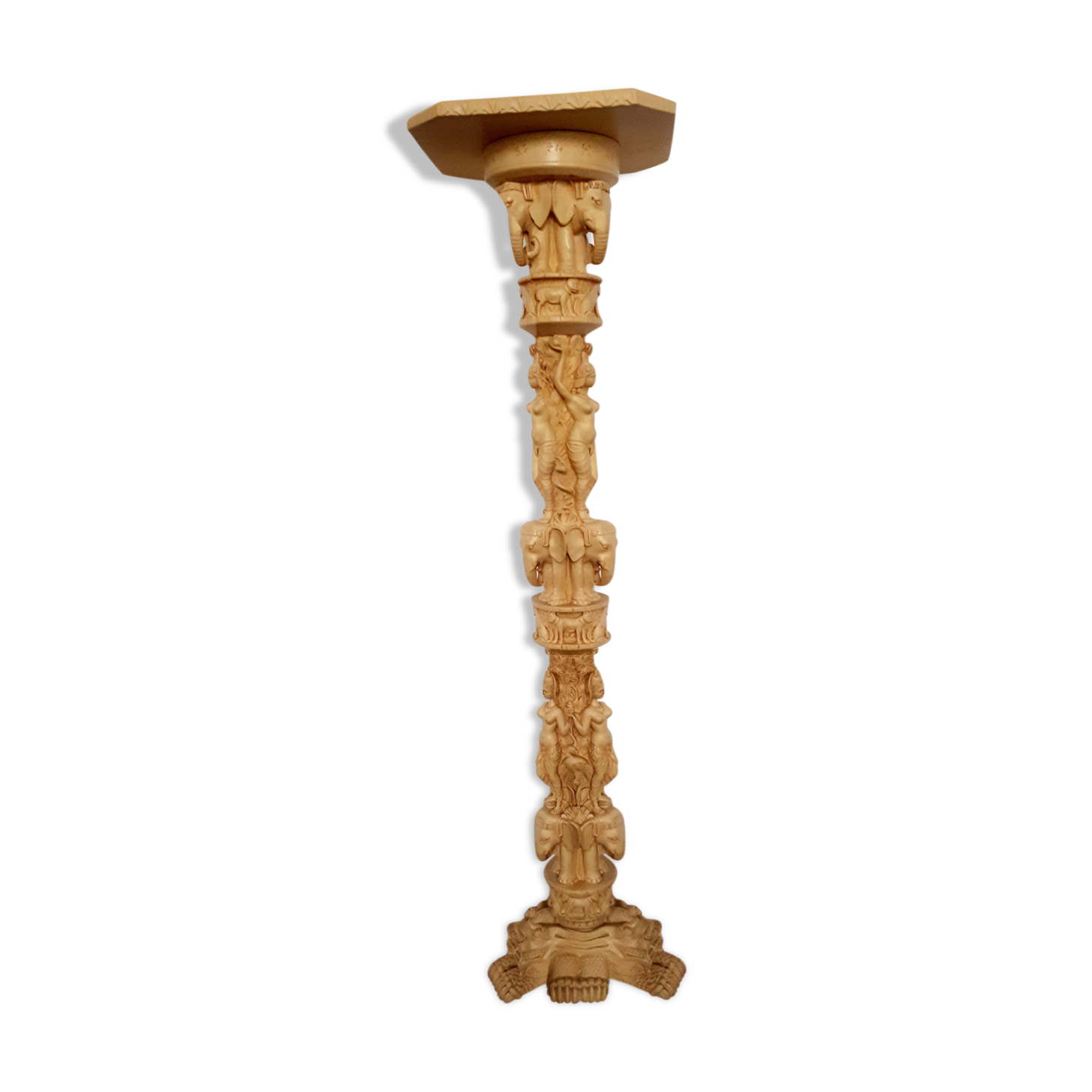 Selette Indochinese sculpted column