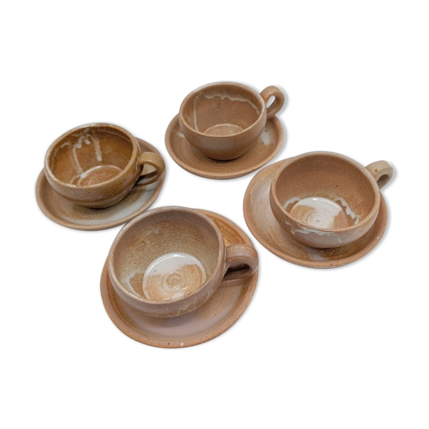 Set of cups and saucers ceramic