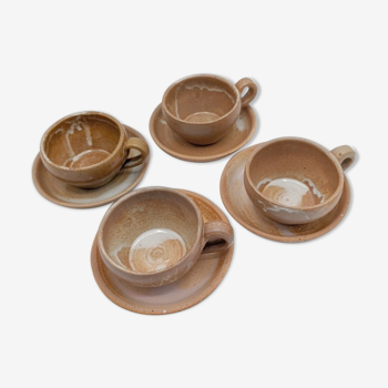 Set de tasses et soucoupes en céramique