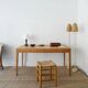 French Mid Century Wooden "N17" Stool by Charlotte Perriand, 1960s