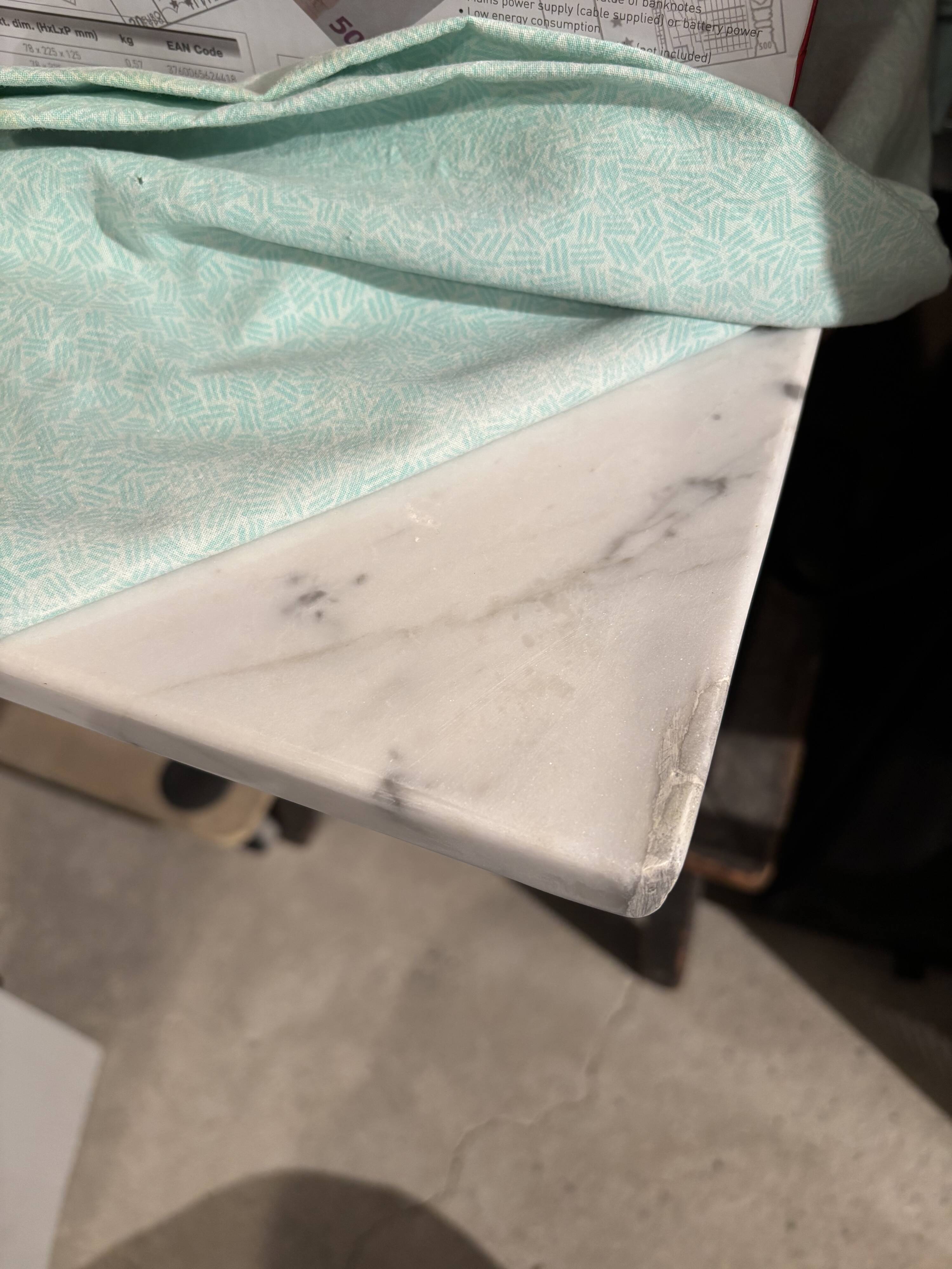 Marble and metal console, Hans Von Klier, Skipper, 1970