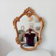 Vintage baroque mirror from the 60s Italy 84*62 cm