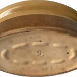 Small beige & brown terracotta terrine