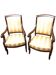 Pair of early 19th century mahogany armchairs