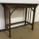 Petit bureau / table console en bois vintage