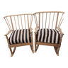 Wooden rocking chair