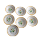 Set of 7 old French plates, Digoin