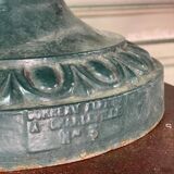 Set of 4 cast iron basins, Corneau foundry in Charleville.