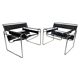 Authentic B3 "Wassily" chair by Marcel Breuer, Vintage, by Bononia, Italy