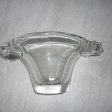 Crystal vase signed Daum France 1926
