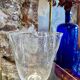 Murano bubble blown glass handkerchief vase