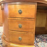 English Classic Kidney Shaped Chesterfield Desk