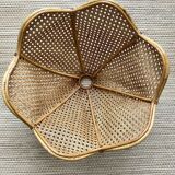 Rattan lampshade and canning to hang