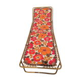 Folding bed lafuma vintage flowers