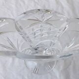 Cut crystal vase