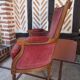 Louis XVI style bergère armchair
