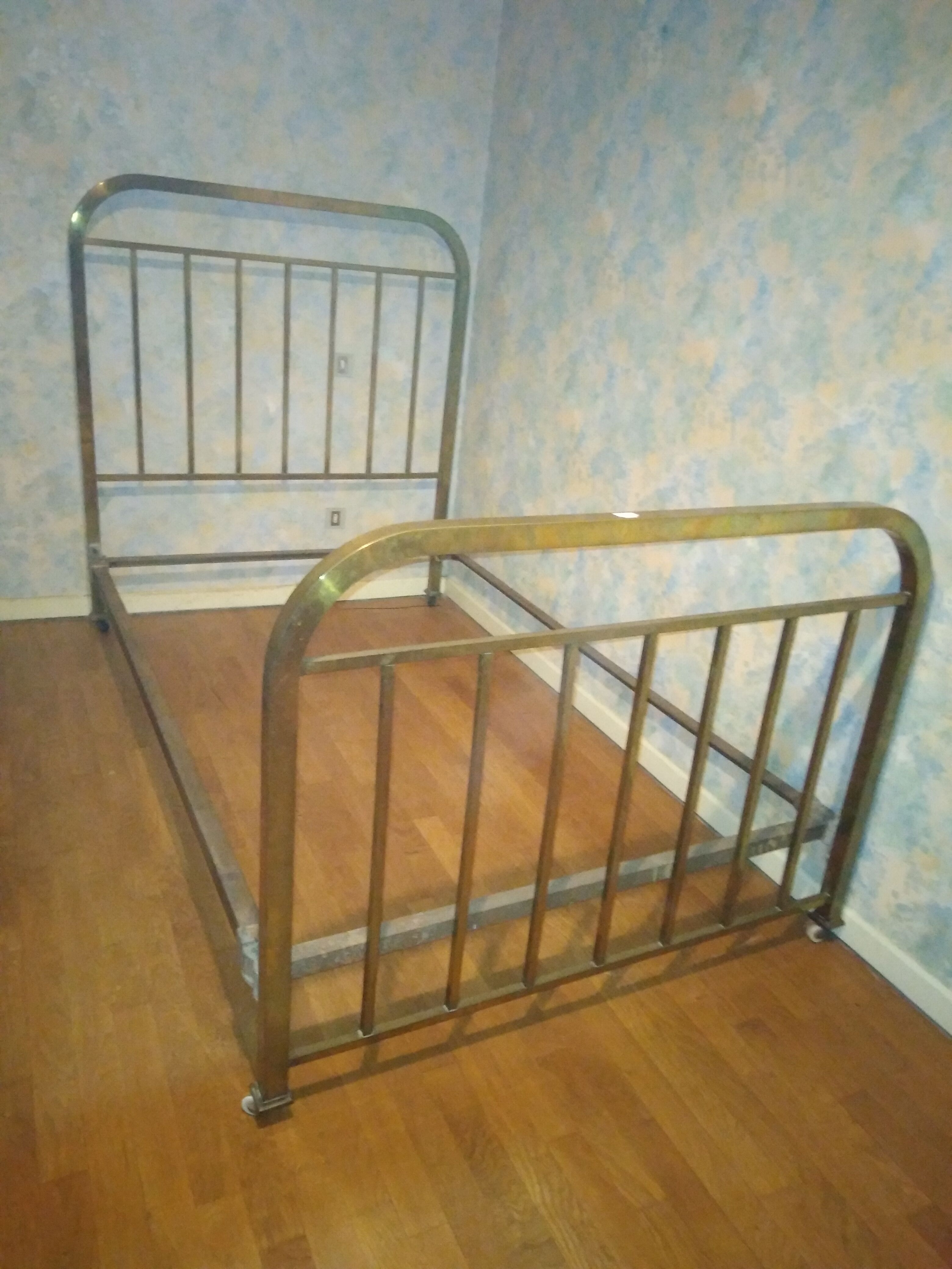 Brass bed