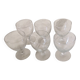 6 verres anciens motifs raisin u