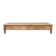 Exceptional oak coffee table, antique draper's table from the 19th century.