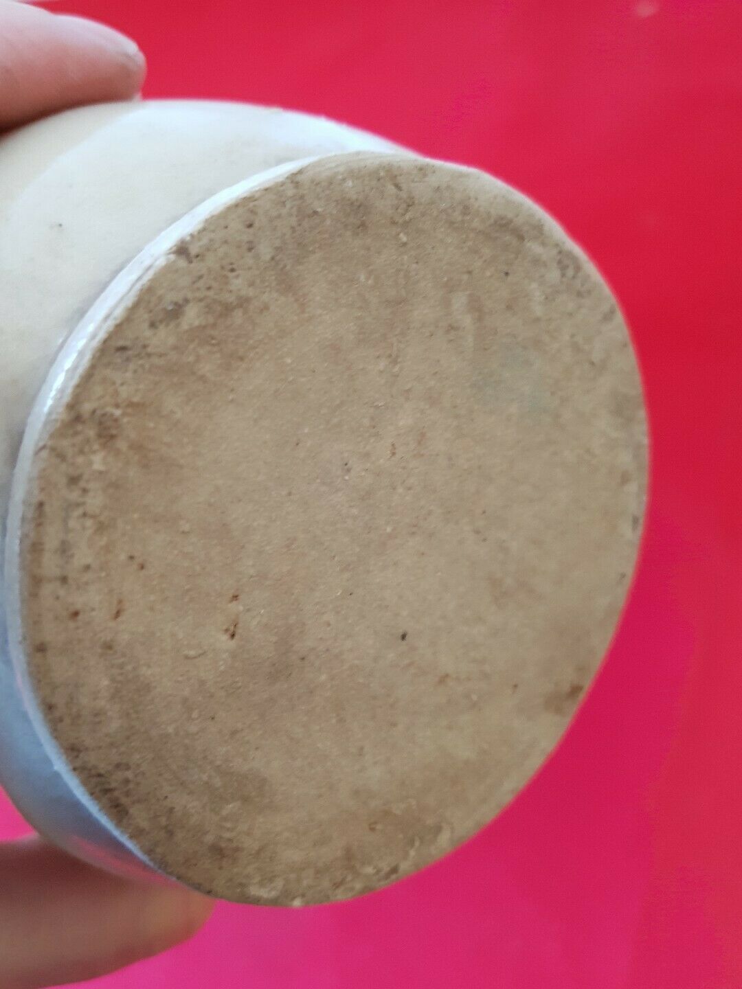 Bouteille en grès vernisse avec bouchon porcelaine