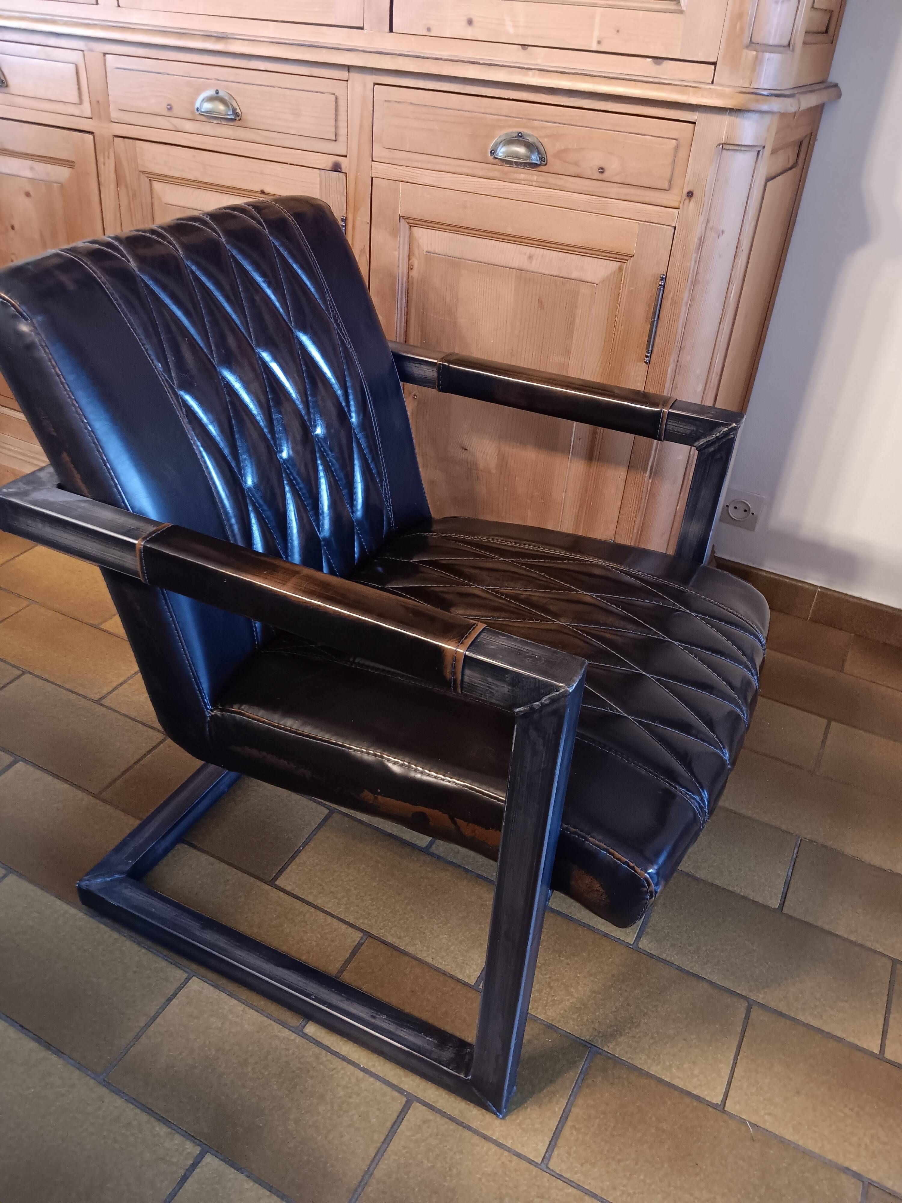 Industrial armchair
